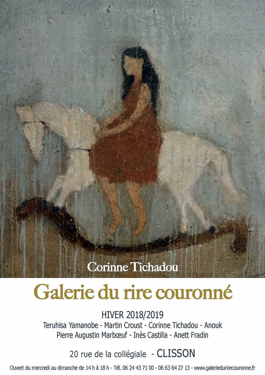 Corinne Tichadou artiste peintre clisson galerie du rire couronné artiste peintre Bézier tableaux peinture art contemporain